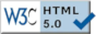 Valid HTML 5